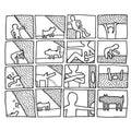 Keith Haring, The Blueprint Drawings 11, 1990