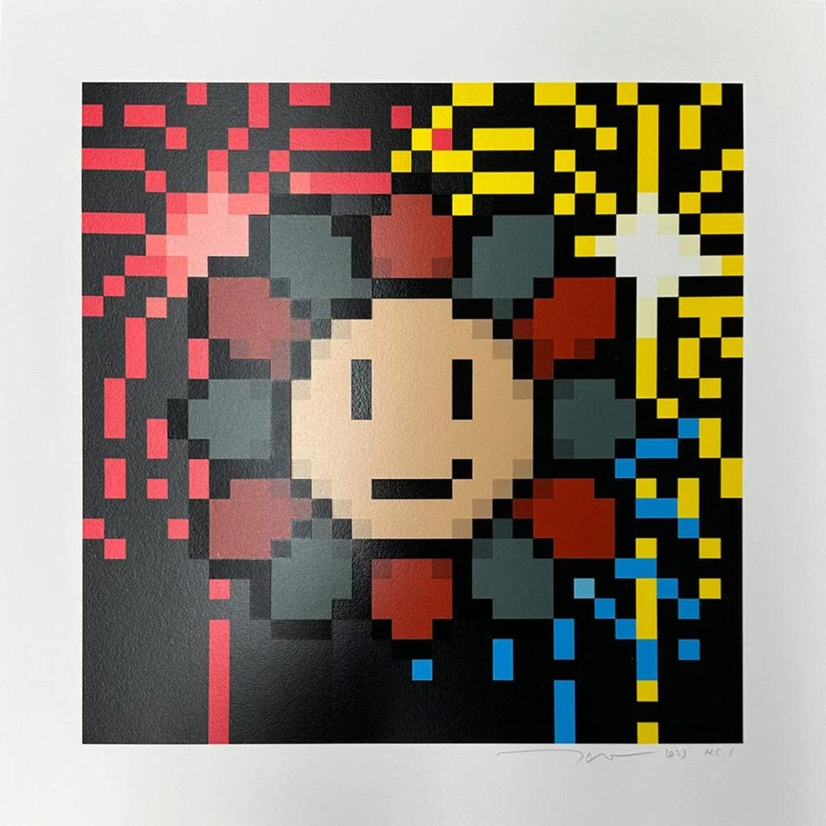 Takashi Murakami, Murakami.Flower #4539 firework, 2023, 2023