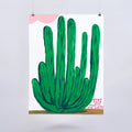 David Shrigley, “Keep Your Ass Away From The Cactus” Screenprint