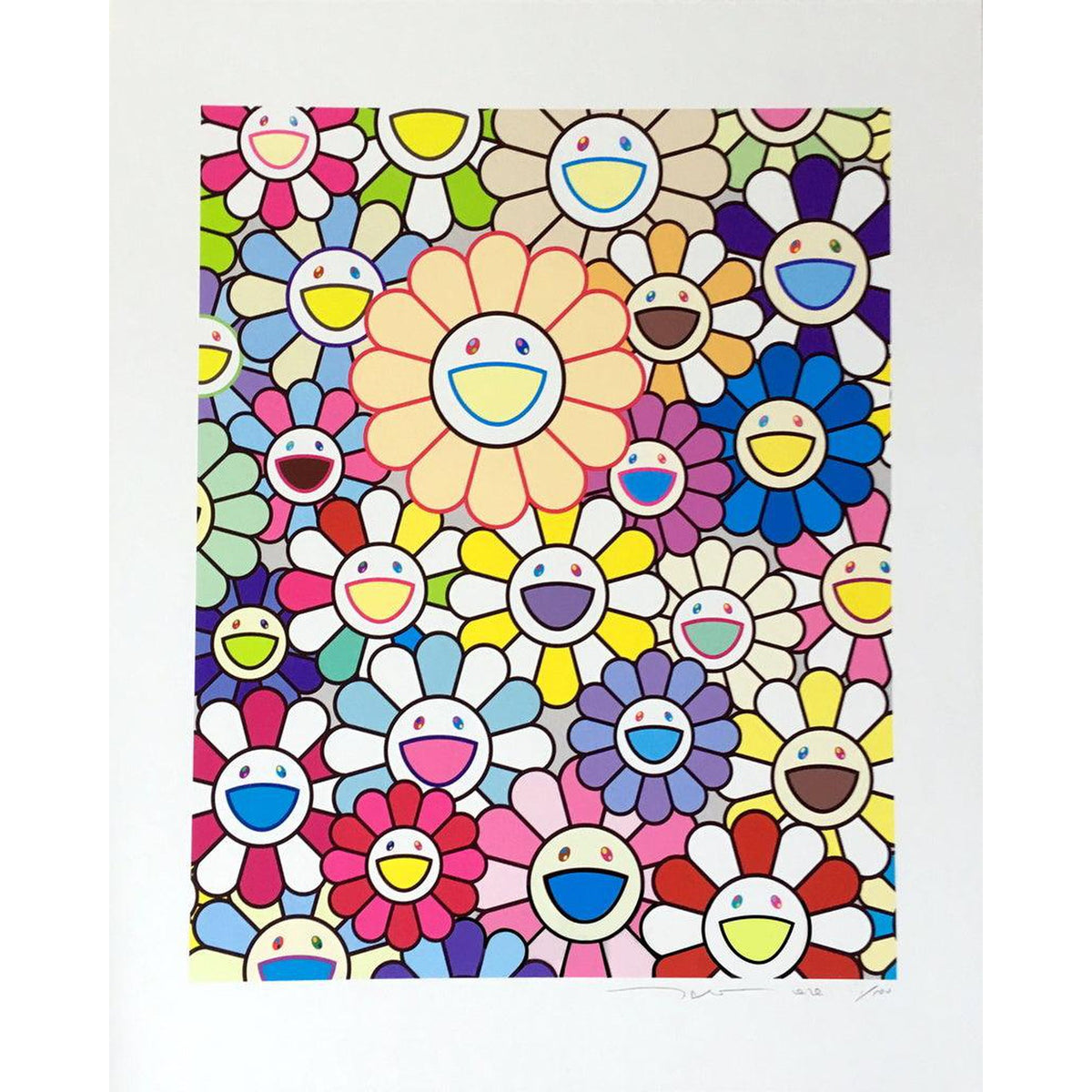 Takashi Murakami, Field of Flowers, 2020, 2020