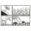 Keith Haring, The Blueprint Drawings 3, 1990