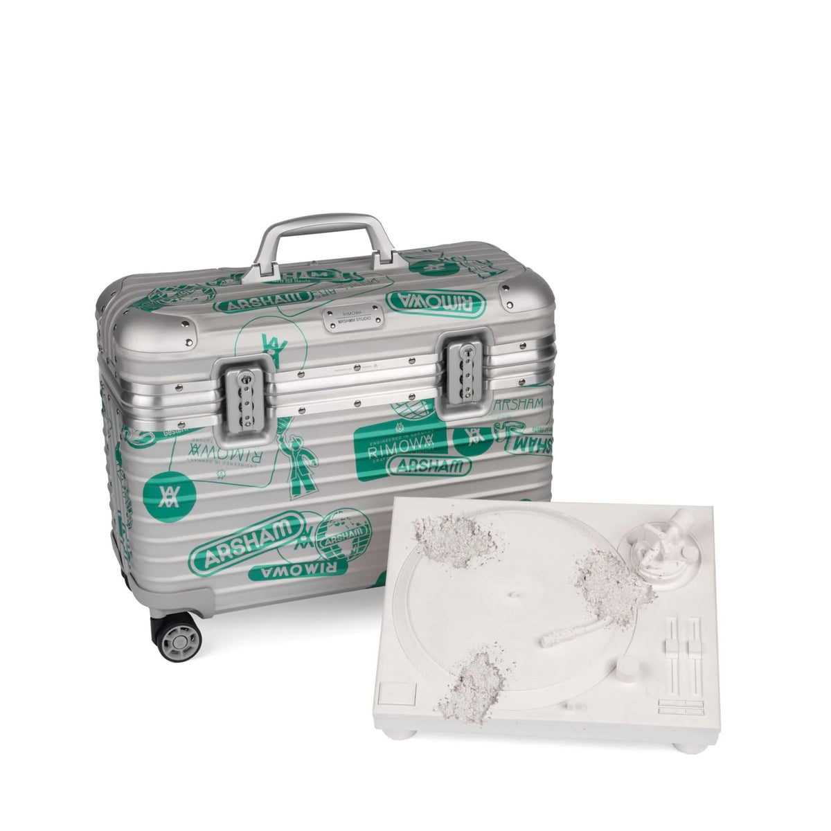 Daniel Arsham, Eroded Turntable (Silver)