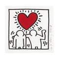 Keith Haring, Wedding Invitation, 1987