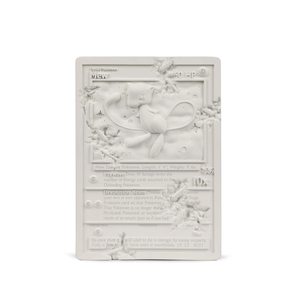 Daniel Arsham, White Crystalized Mew Card