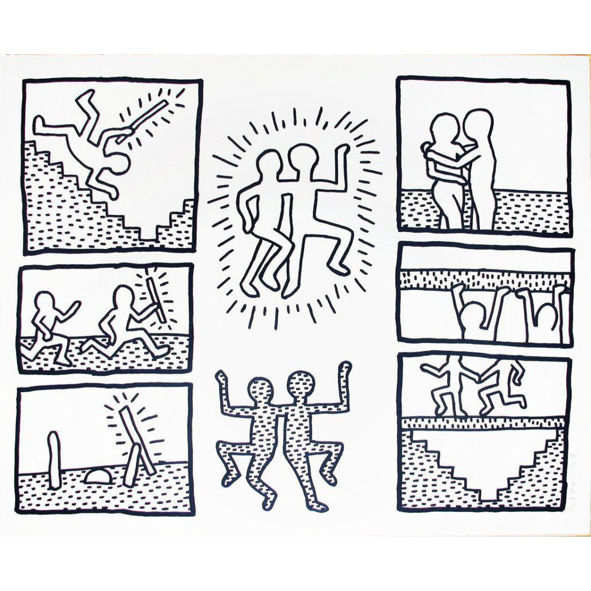 Keith Haring, The Blueprint Drawings 6, 1990