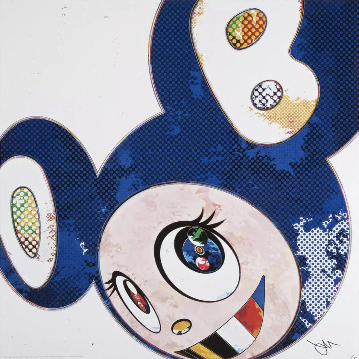 Takashi Murakami, And Then x 6 (Marine Blue: The Superflat Method), 2013, 2013