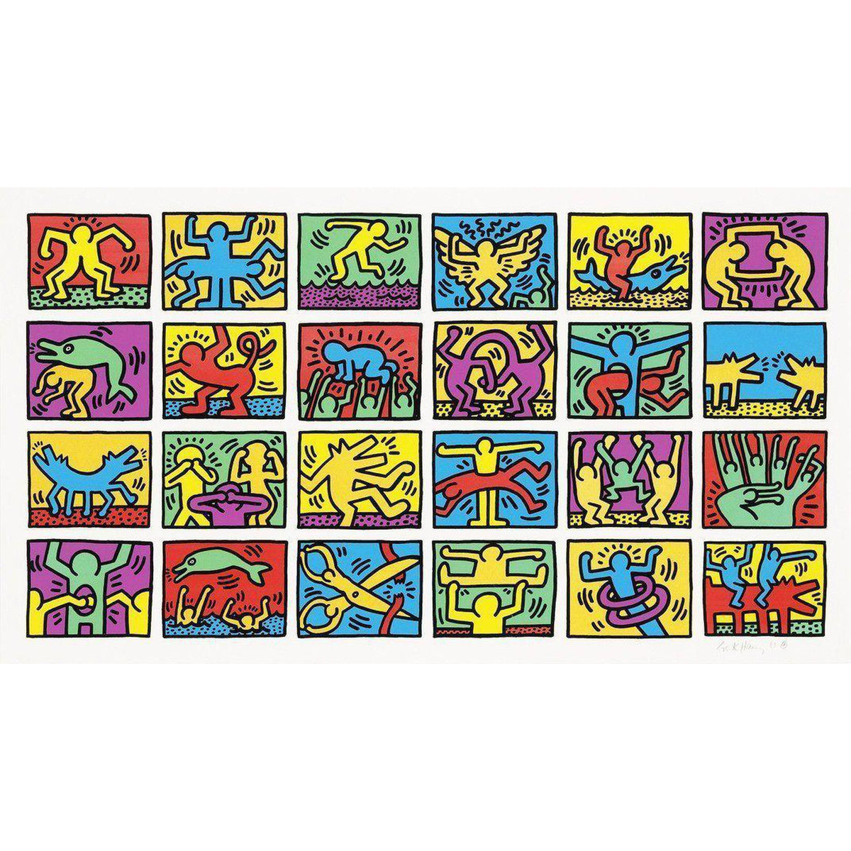 Keith Haring, Retrospect, 1989