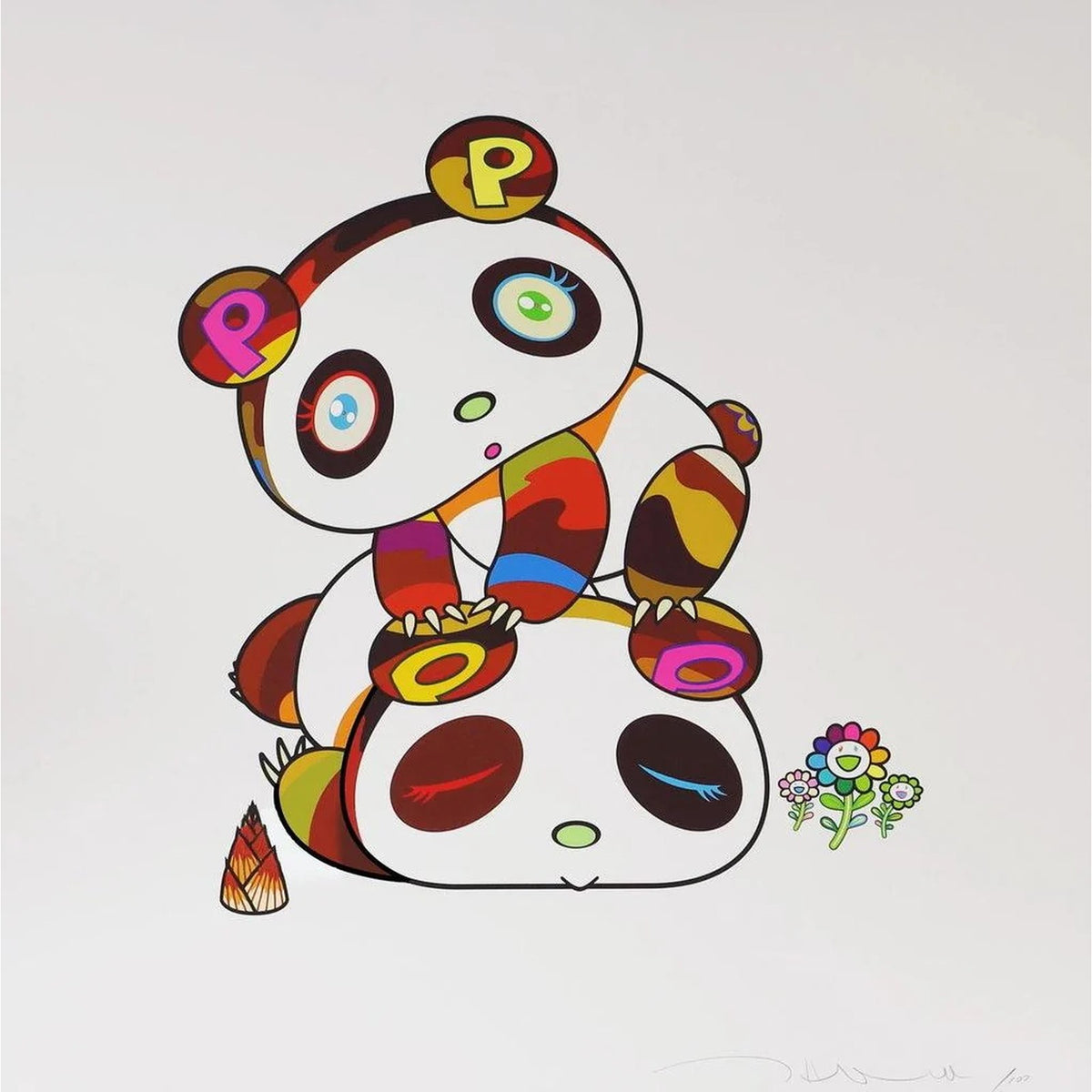 Takashi Murakami, Panda Cubs. Hoyoyo, Zzzzz., 2020, 2020