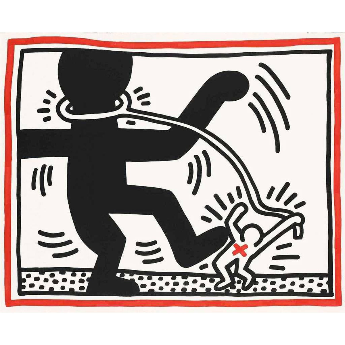 Keith Haring, Free South Africa 2, 1985