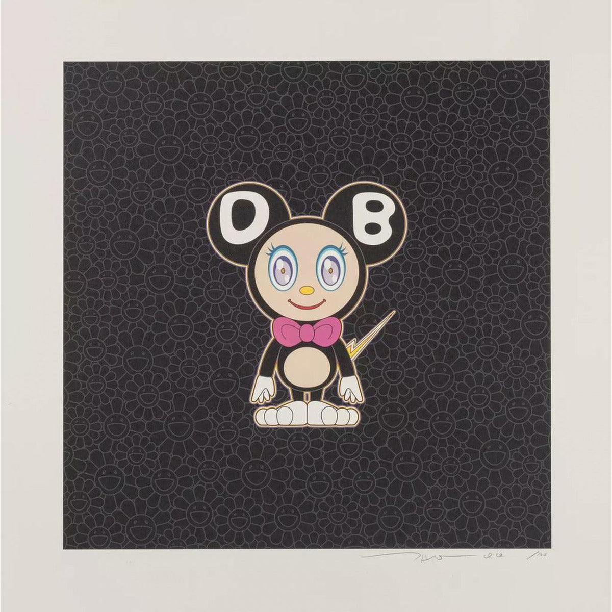 Takashi Murakami, DOB 2020 BLACK, 2020, 2020
