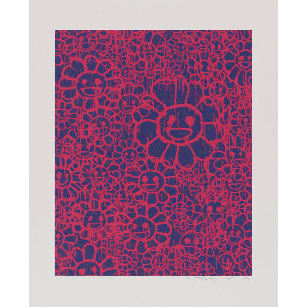 Takashi Murakami, MADSAKI Flowers C Pink (working title), 2017, 2017