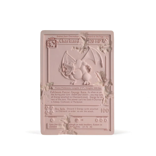 Daniel Arsham, Pink Crystalized Charizard Card