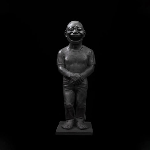 Yue Minjun - “Genesis” (元氣) Bronze Incense Chamber