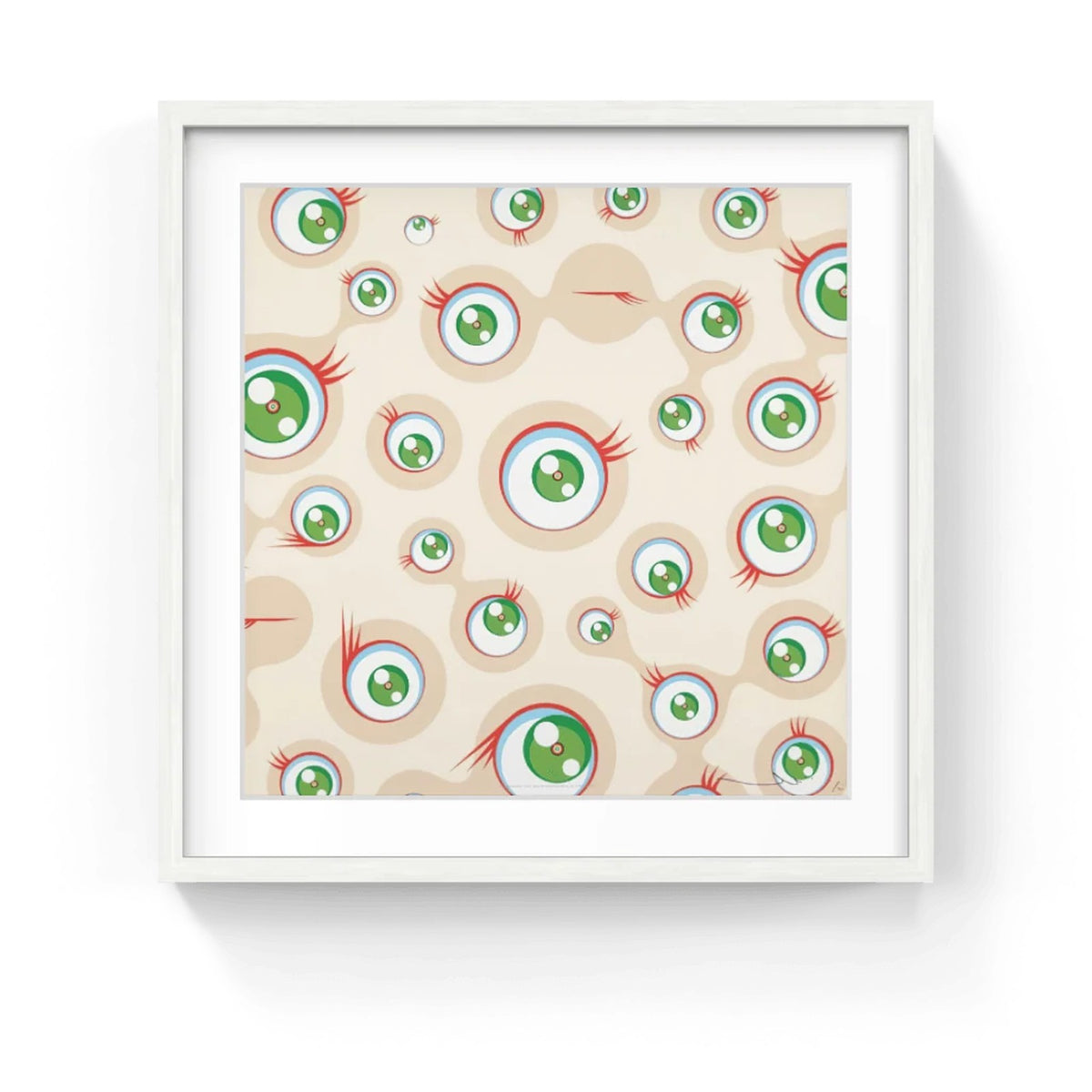 Detail of Takashi Murakami, Jellyfish Eyes Cream, 2011