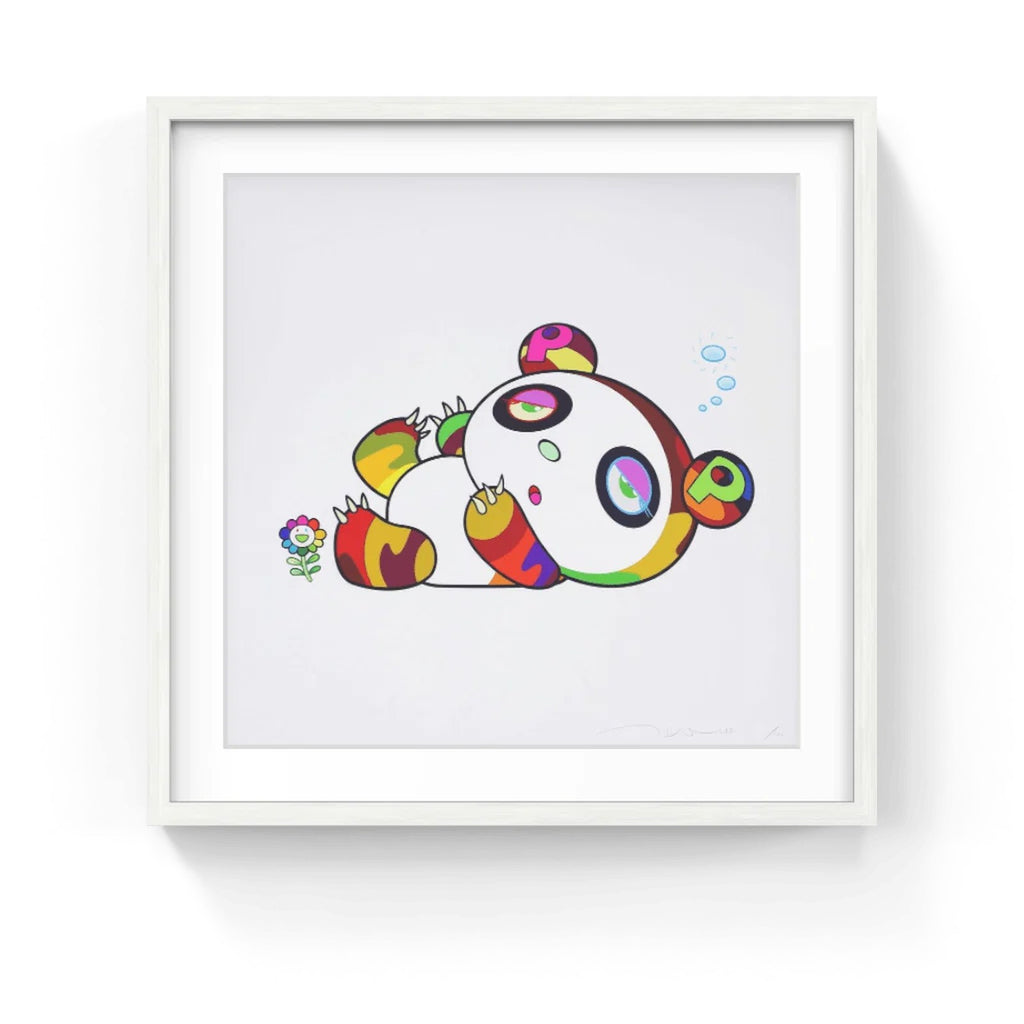 Detail of Takashi Murakami, Panda Cub, Sleepy Time, 2020