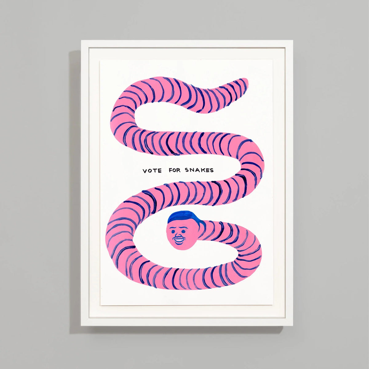 Detail of David Shrigley, Vote (Set of 8 Prints)