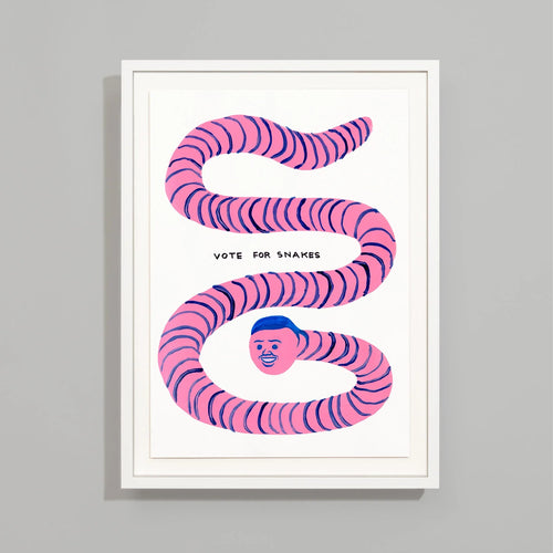Detail of David Shrigley, Vote (Set of 8 Prints)