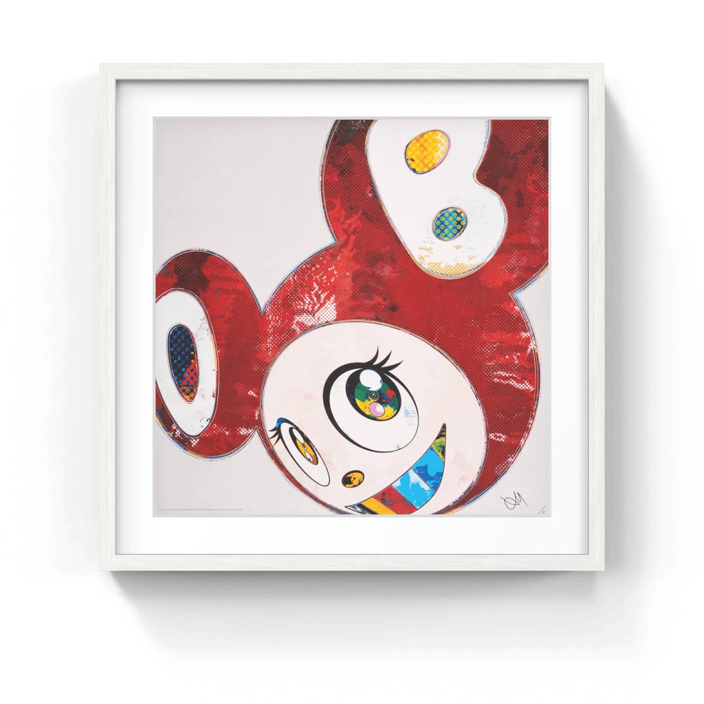 Detail of Takashi Murakami, And Then x 6 (Red Dots: The Superflat Method), 2015