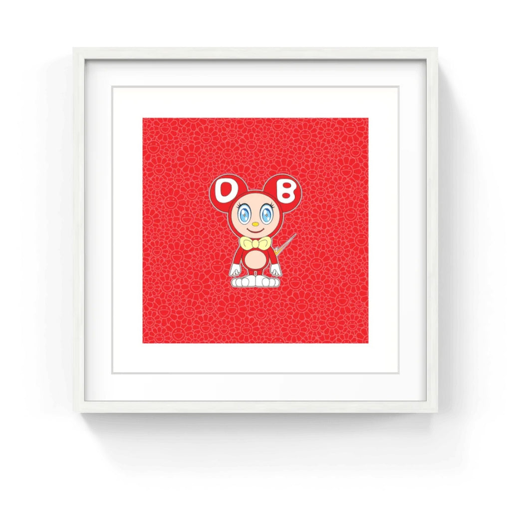 Detail of Takashi Murakami, DOB 2021 Camellia Red, 2021