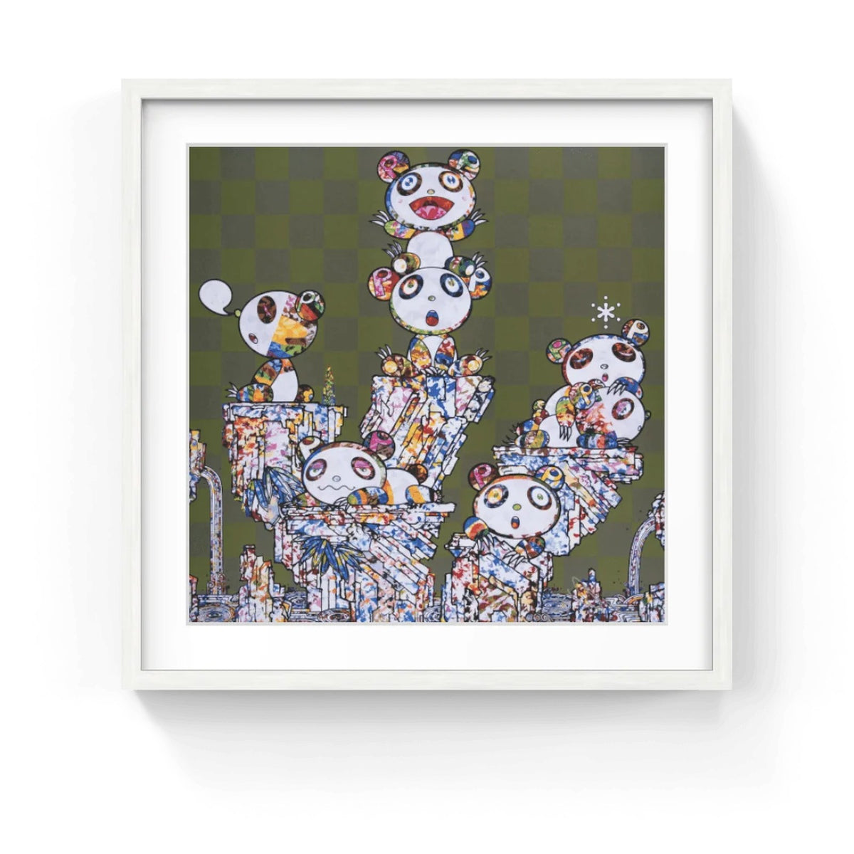 Detail of Takashi Murakami, Panda Cubs Pandas, 2019