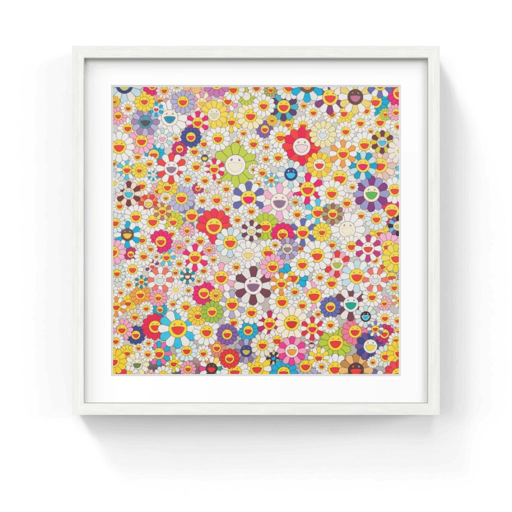 Detail of Takashi Murakami, Flowers, Flowers, Flowers, 2010
