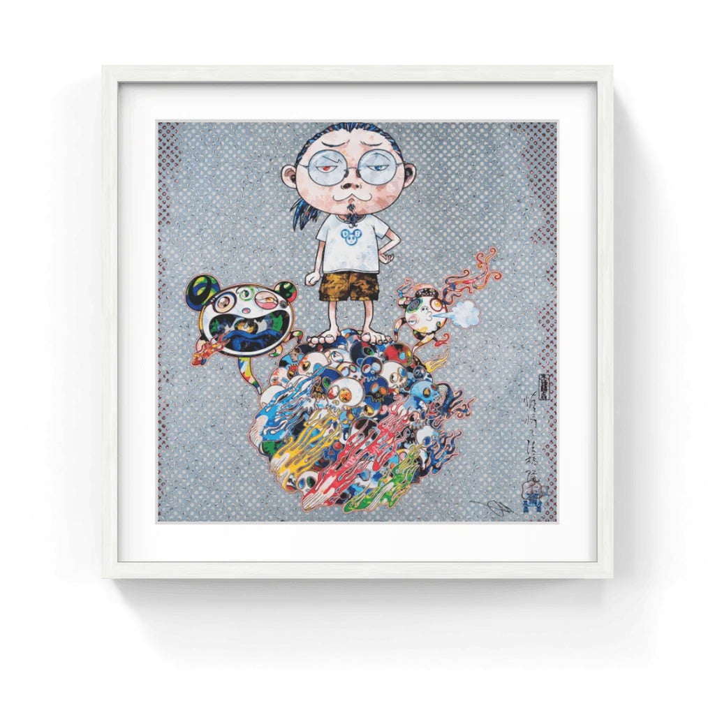 Detail of Takashi Murakami, Mr. DOB Comes to Play His Flute, 2013