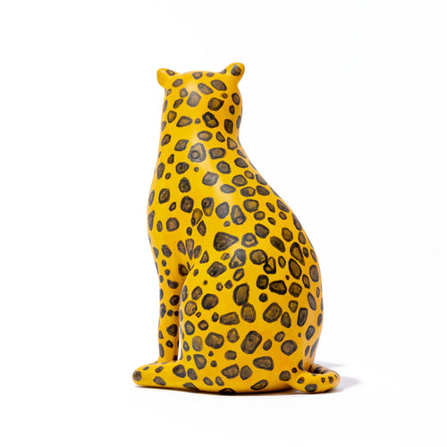 Detail of David Shrigley, "I CANNOT CHANGE MY SPOTS BUT I HAVE NO DESIRE TO CHANGE MY SPOTS" Sculpture