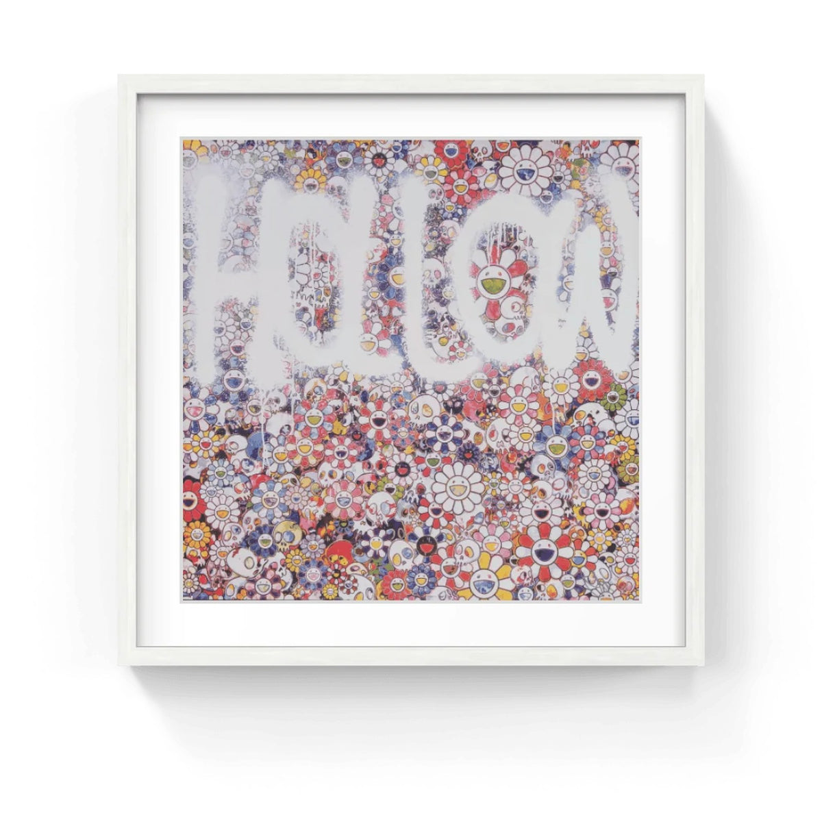 Detail of Takashi Murakami, Flower HOLLOW, 2015