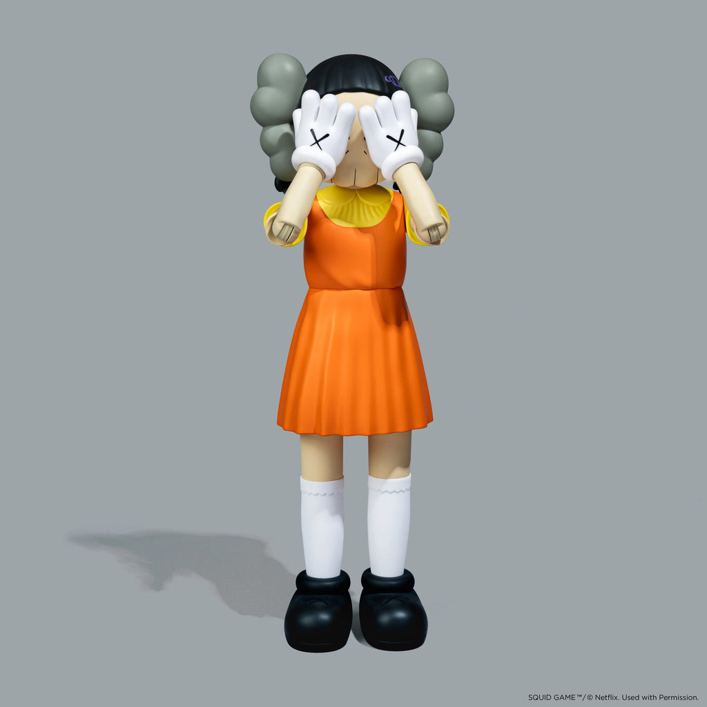 Detail of KAWS, YOUNG-HEE Figure (Coloured)