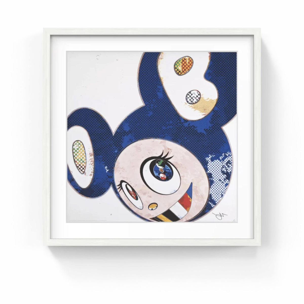 Detail of Takashi Murakami, And Then x 6 (Marine Blue: The Superflat Method), 2013