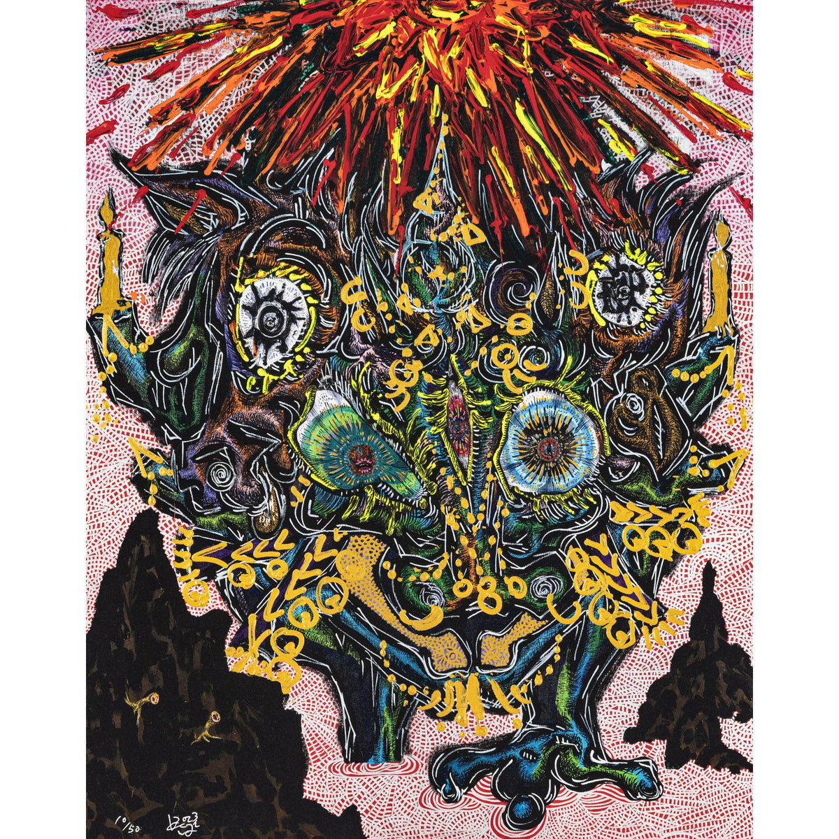 Detail of Miwa Komatsu, The Entity Stirs