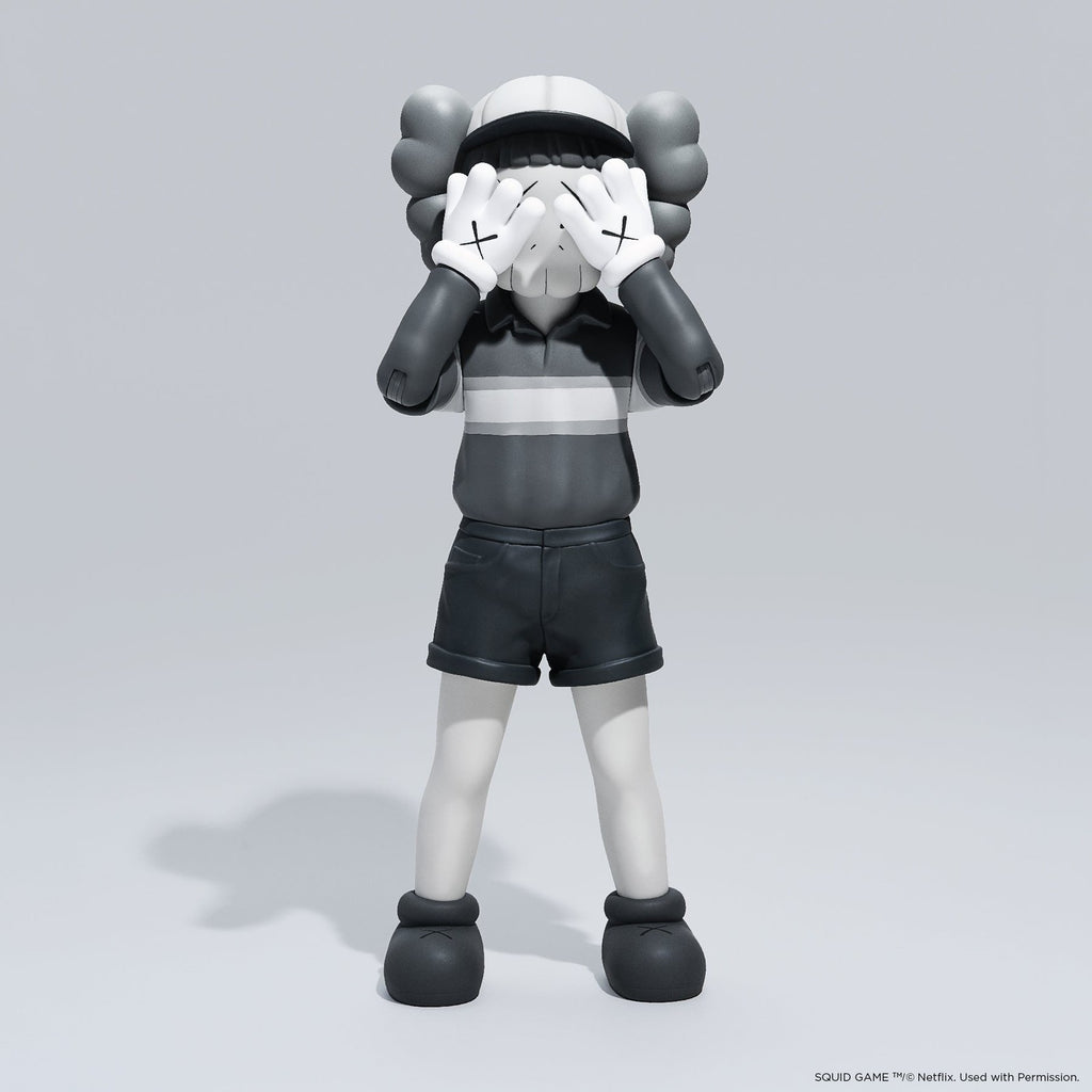 Detail of KAWS, Chul-Su Figure (Monotone)