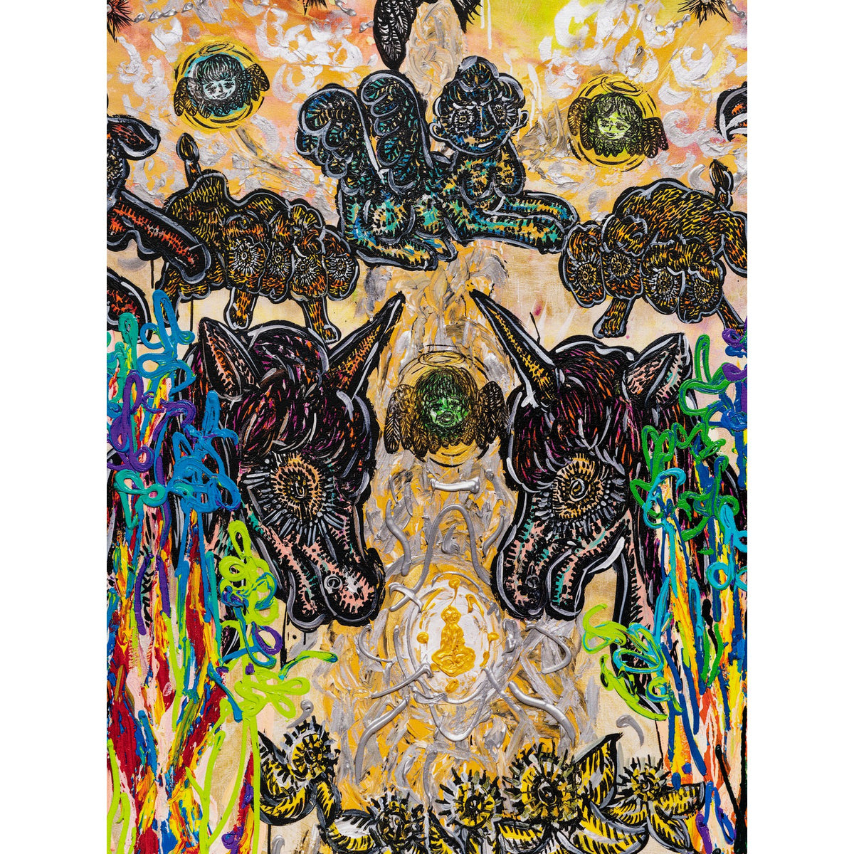 Detail of Miwa Komatsu, Sacred Connectedness