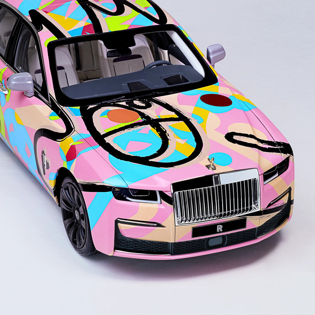 Detail of Javier Calleja, Untitled (Ghost Car)