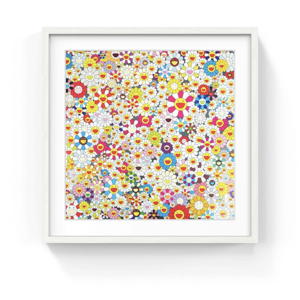 Detail of Takashi Murakami, Field Of Smiling Flowers, 2010