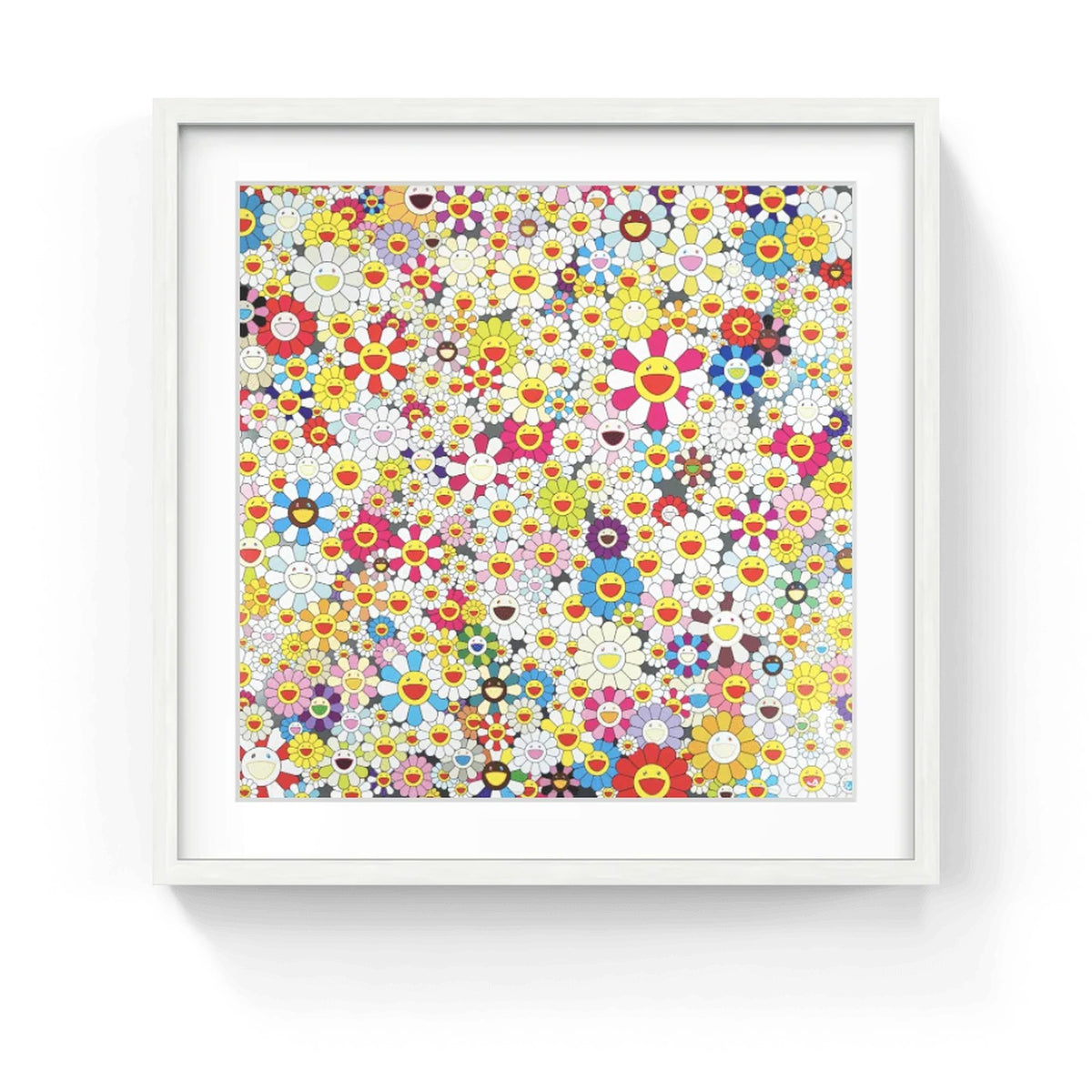 Detail of Takashi Murakami, Field Of Smiling Flowers, 2010