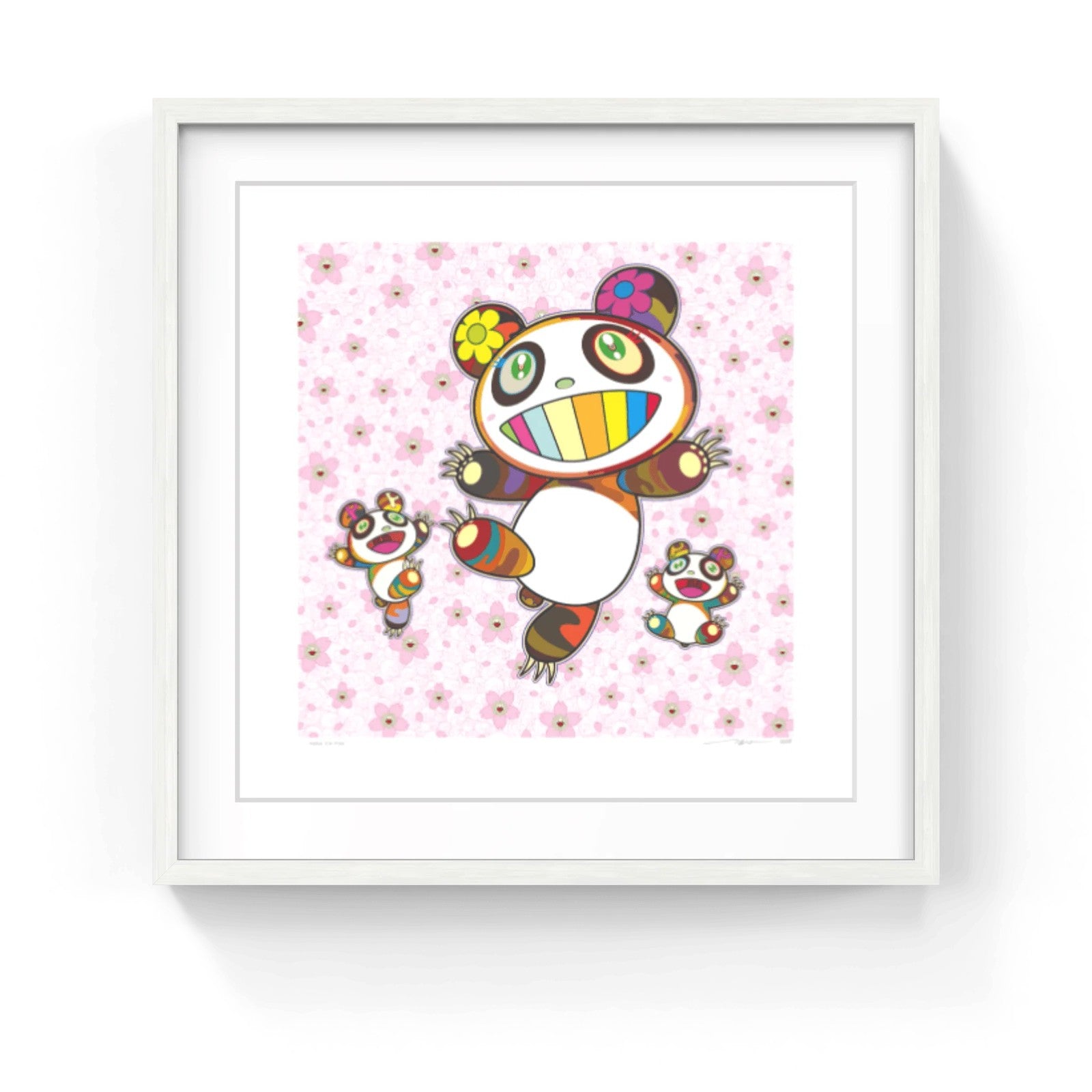 Takashi Murakami - Yay, Panda Parent and Cubs in the Cherry