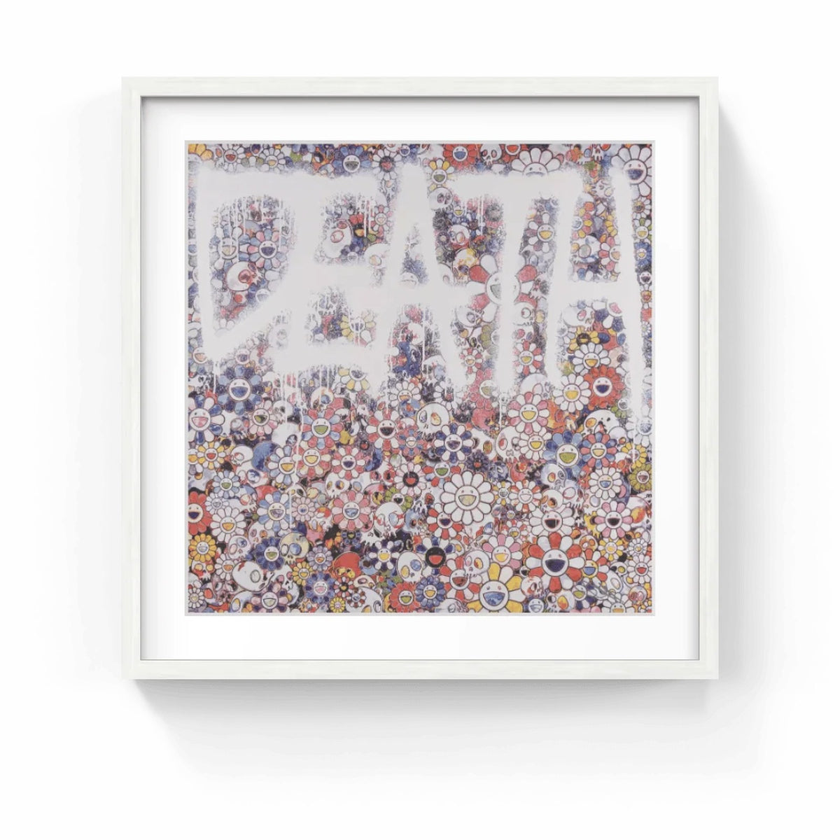 Detail of Takashi Murakami, DEATH Flower, 2015