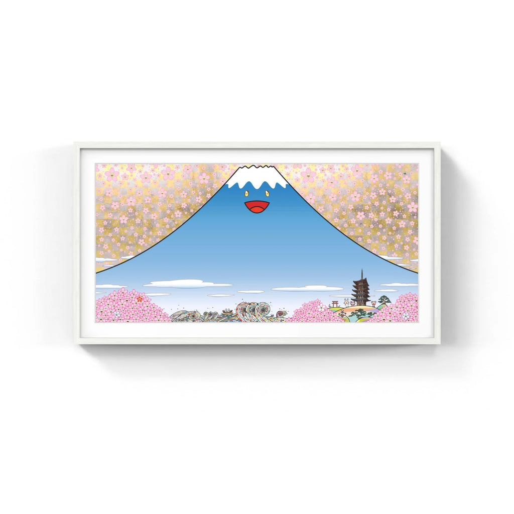 Detail of Takashi Murakami, Mount Fuji as seen from Sagamiura, 2026