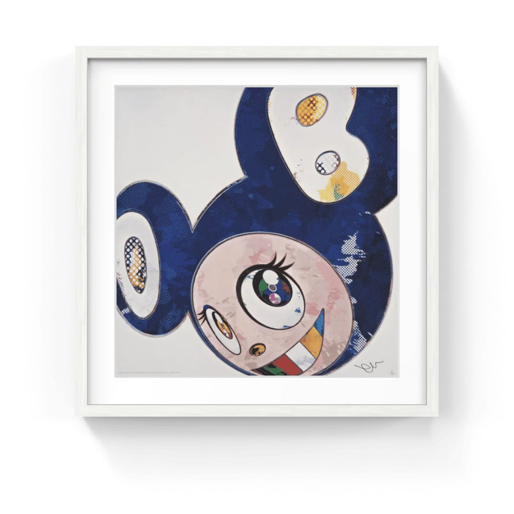 Detail of Takashi Murakami, And Then x 727 (Ultramarine: GUNJO), 2013
