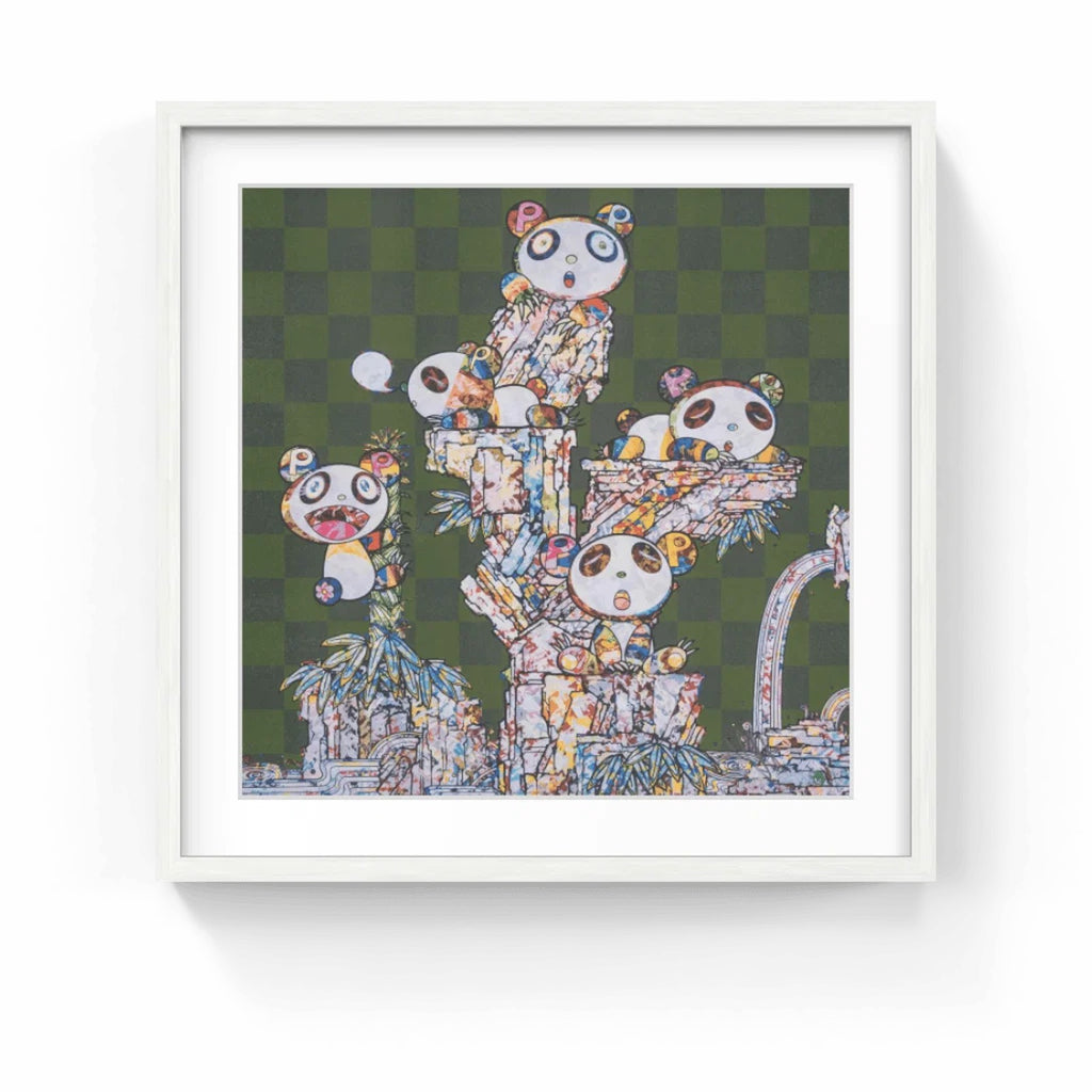 Detail of Takashi Murakami, Panda Cubs Panda Cubs, 2019