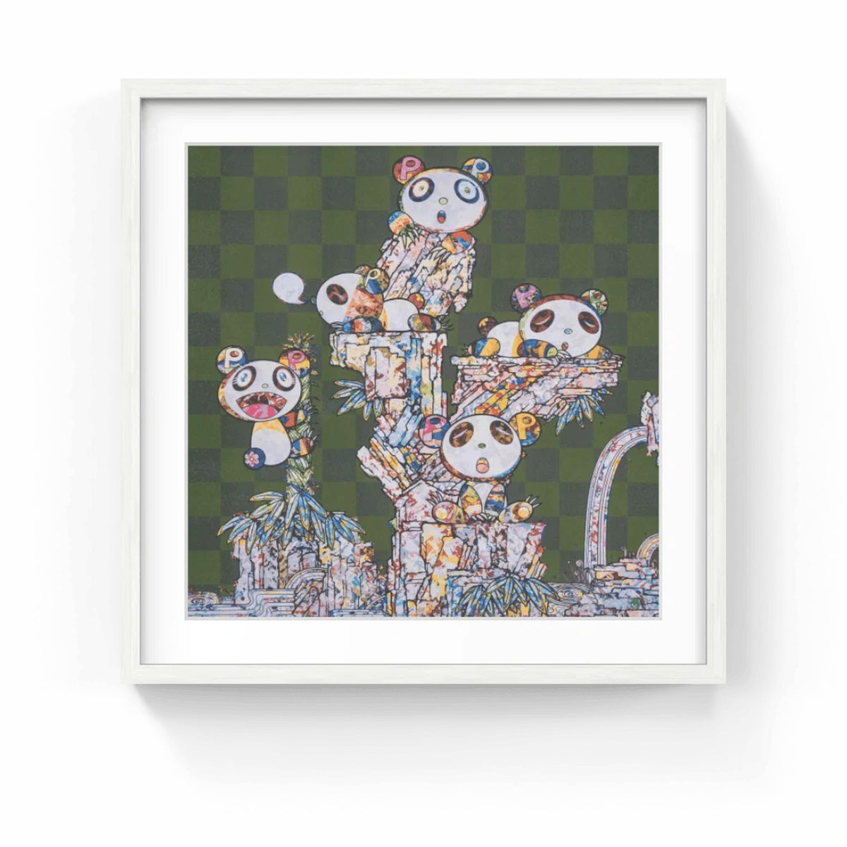 Detail of Takashi Murakami, Panda Cubs Panda Cubs, 2019