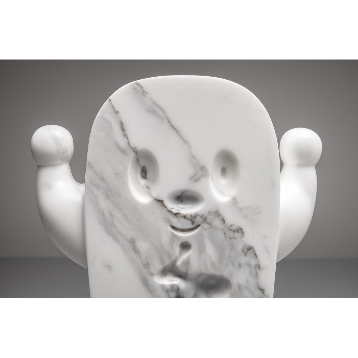 Detail of Haroshi, GUZO (White Marble)