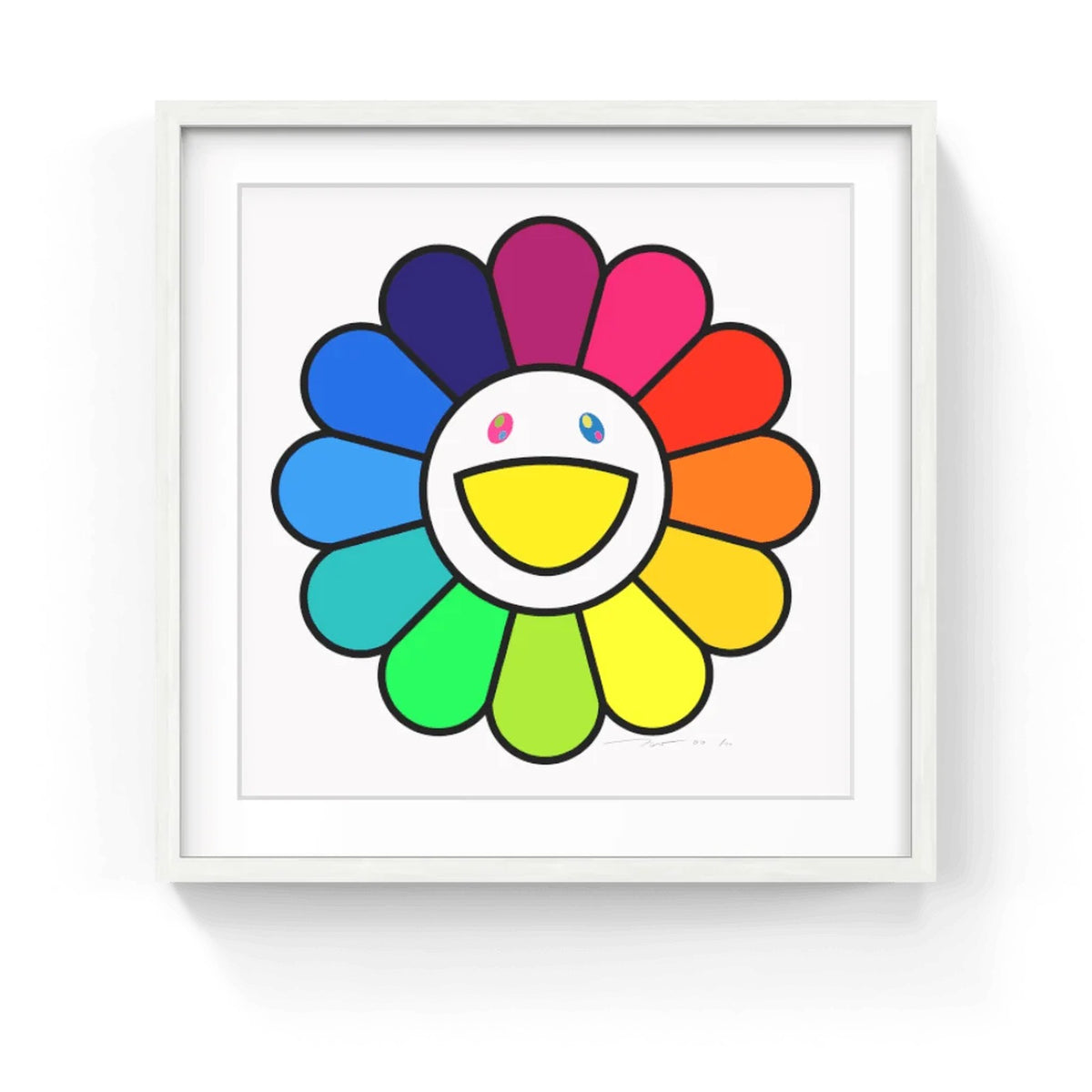 Detail of Takashi Murakami, Ms. Rainbow Flower, 2020