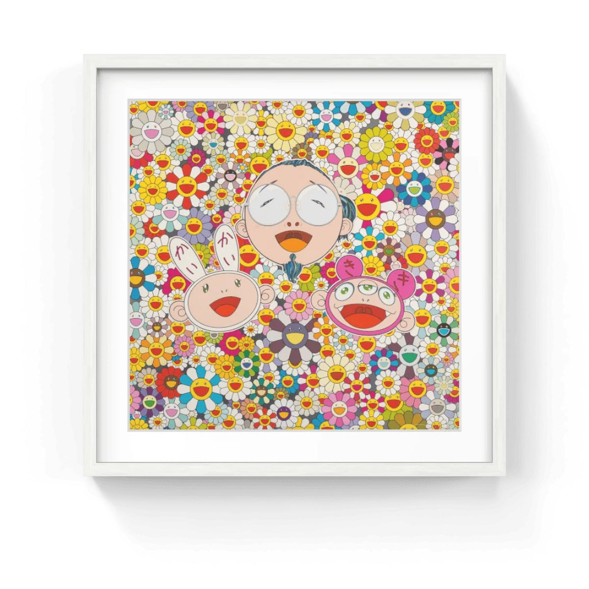 Detail of Takashi Murakami, Me And Kaikai And Kiki, 2009