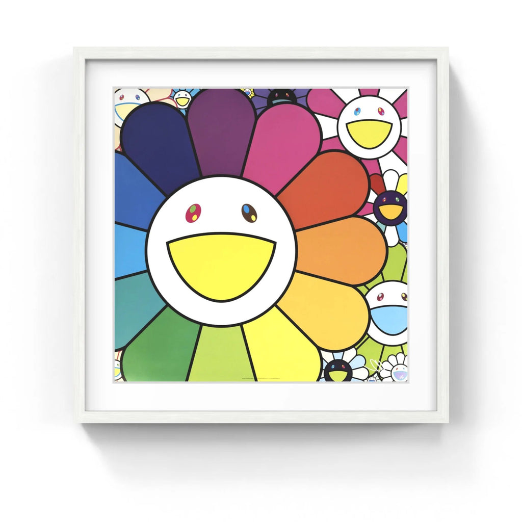 Detail of Takashi Murakami, Poppin’ Flowers, 2025