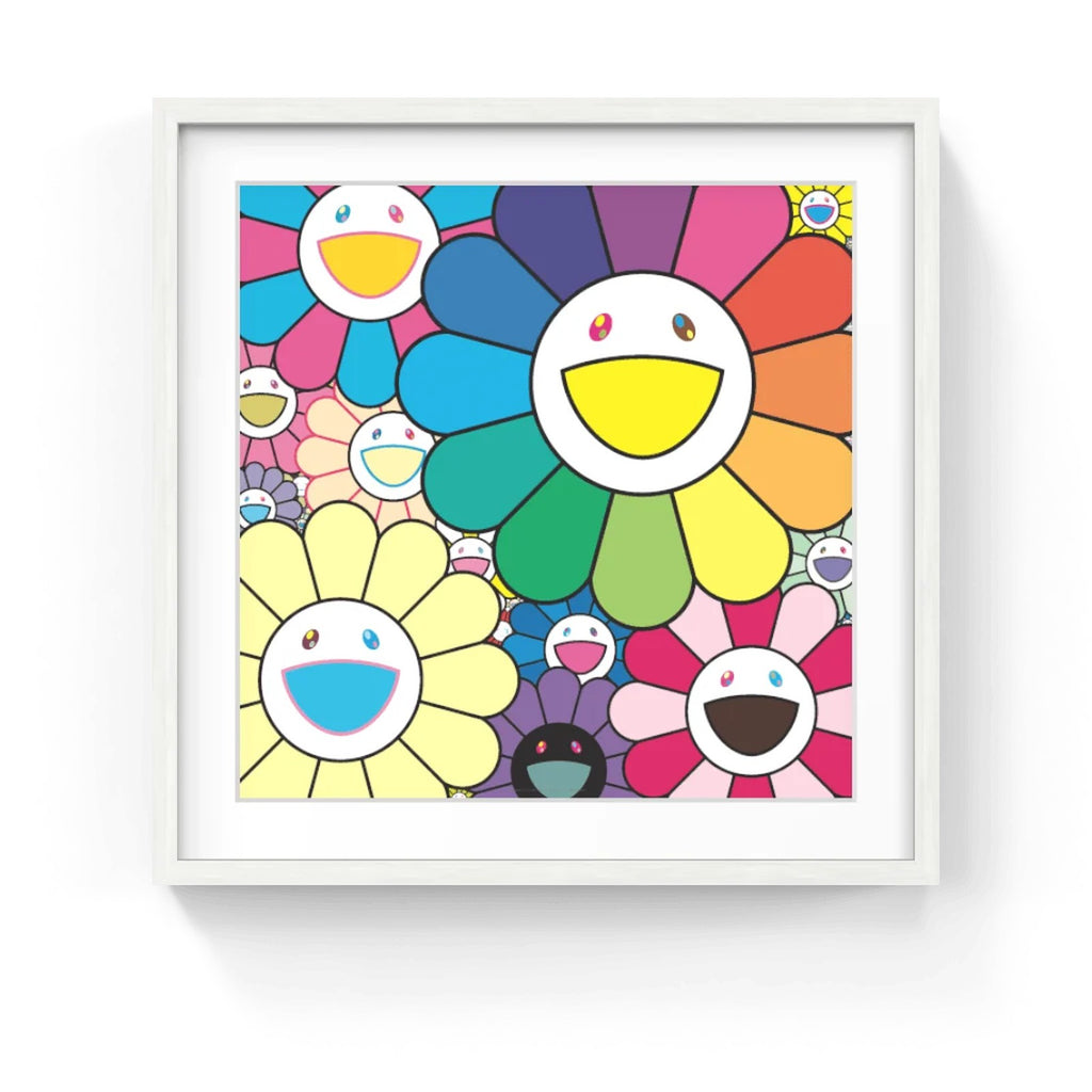 Detail of Takashi Murakami, Lots of Flowers, 2025