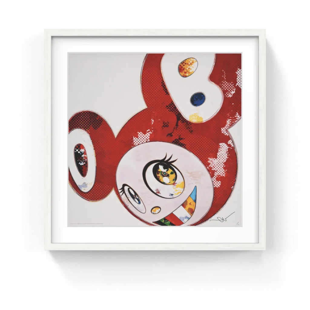Detail of Takashi Murakami, And Then x 727 (Vermillion: SHU), 2013