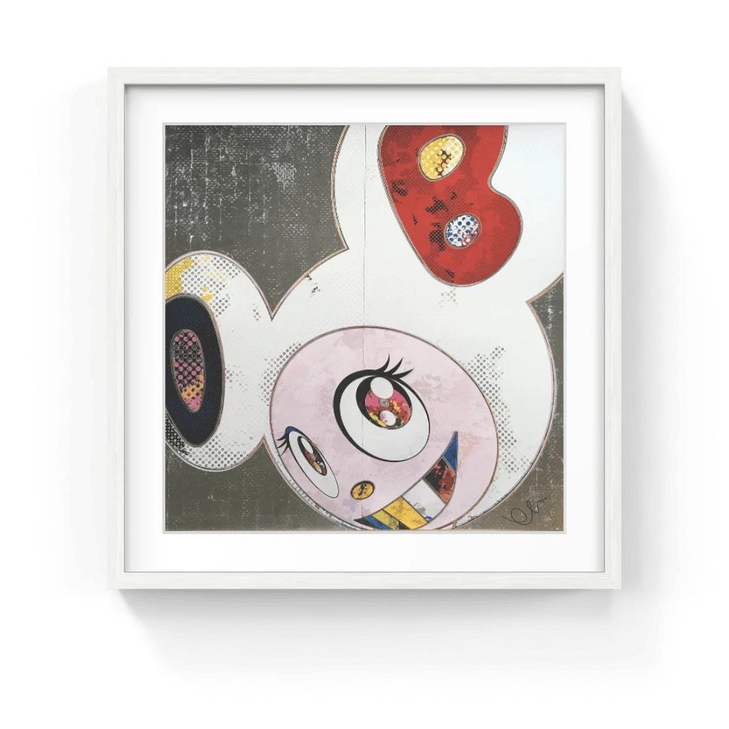 Detail of Takashi Murakami, DOB in Pure White Robe (Navy & Vermilion), 2013