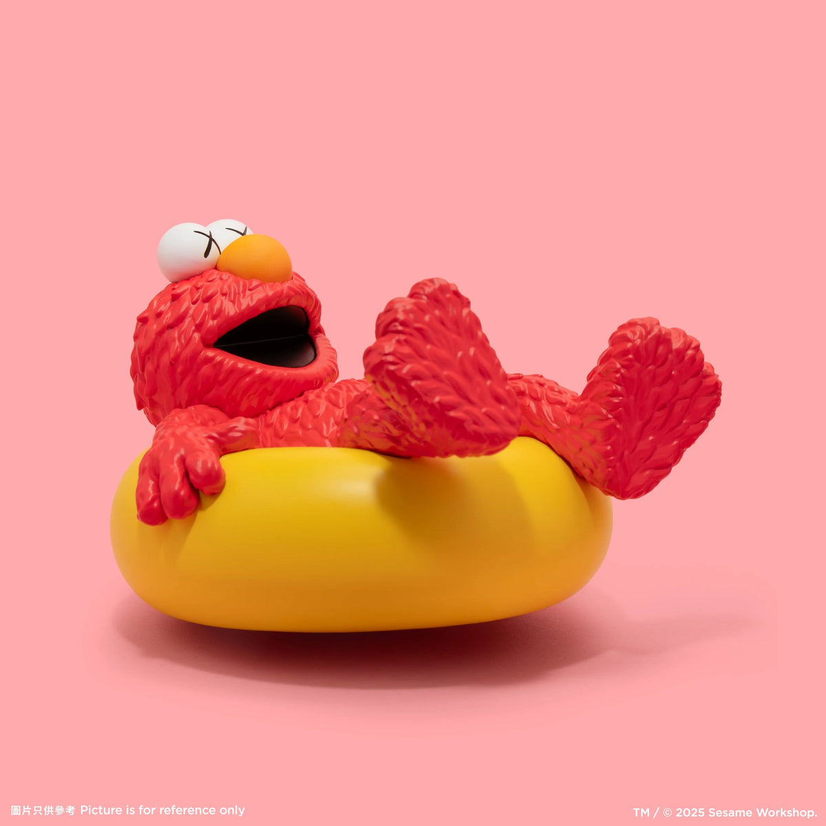 Detail of KAWS, ELMO VINYL FIGURE